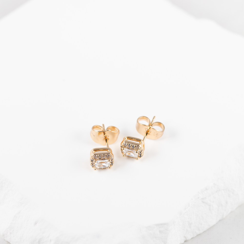 Antialerģiski auskari rose gold