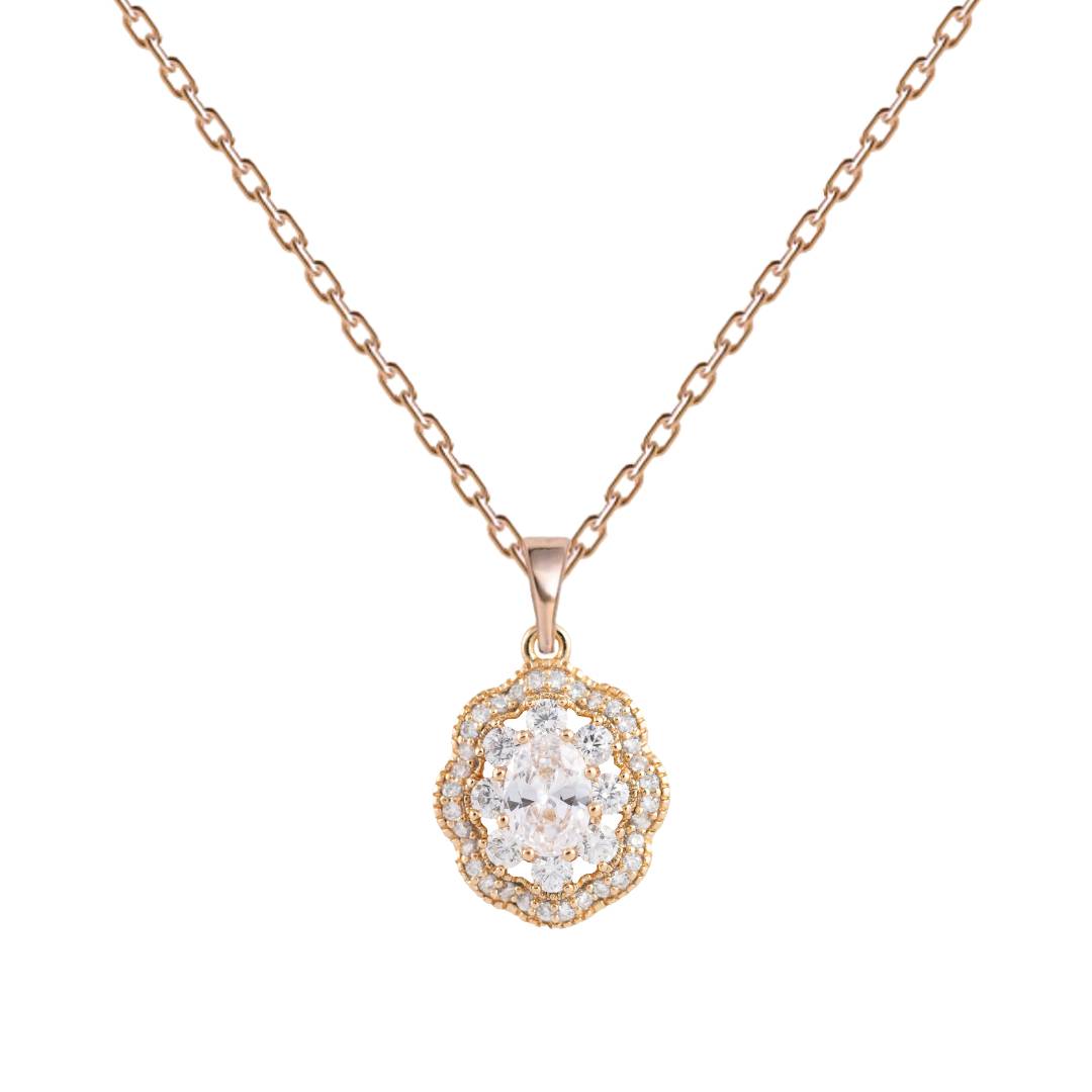 Rose Gold kaklarota Anna