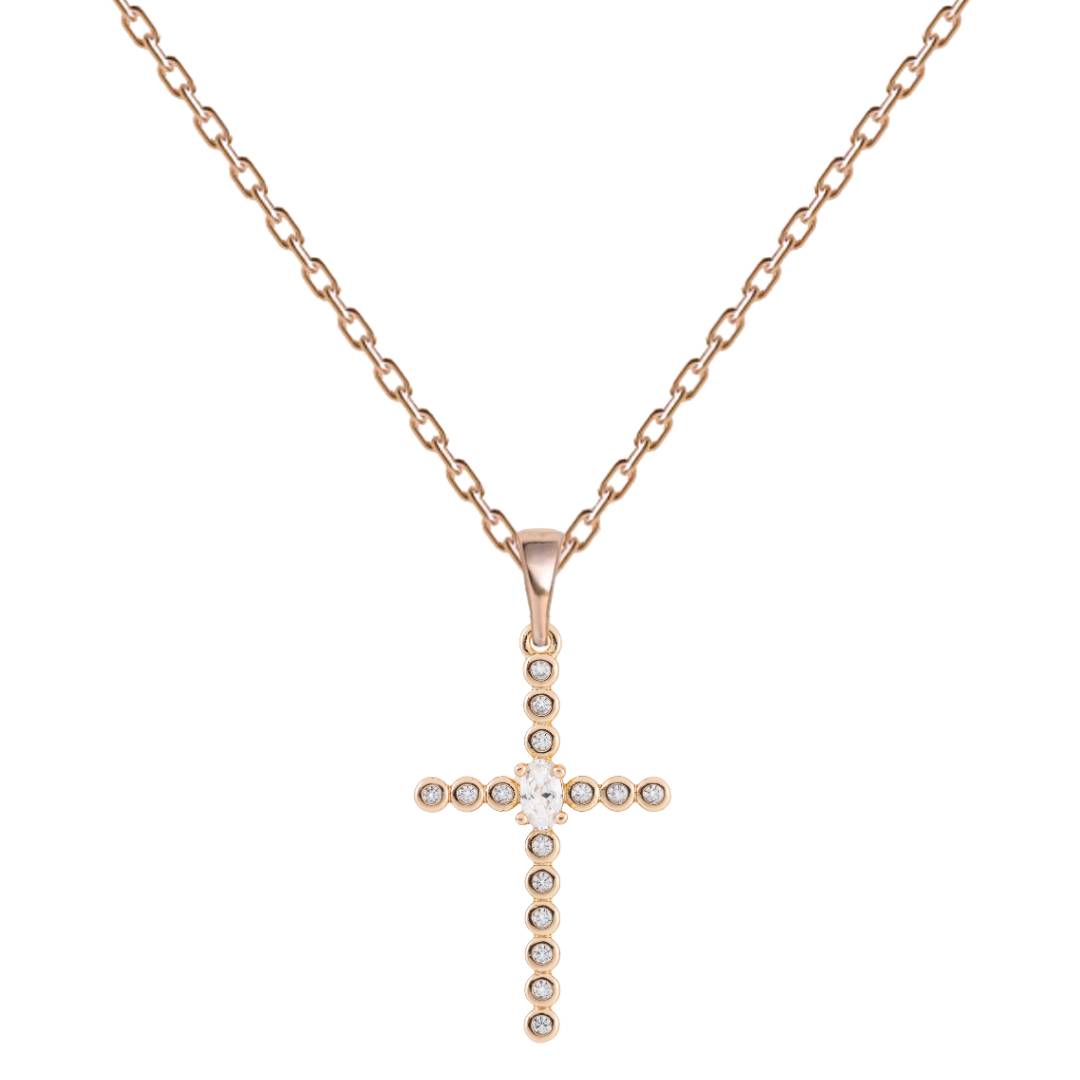 Kaklarota ar krustiņa kulonu Maija