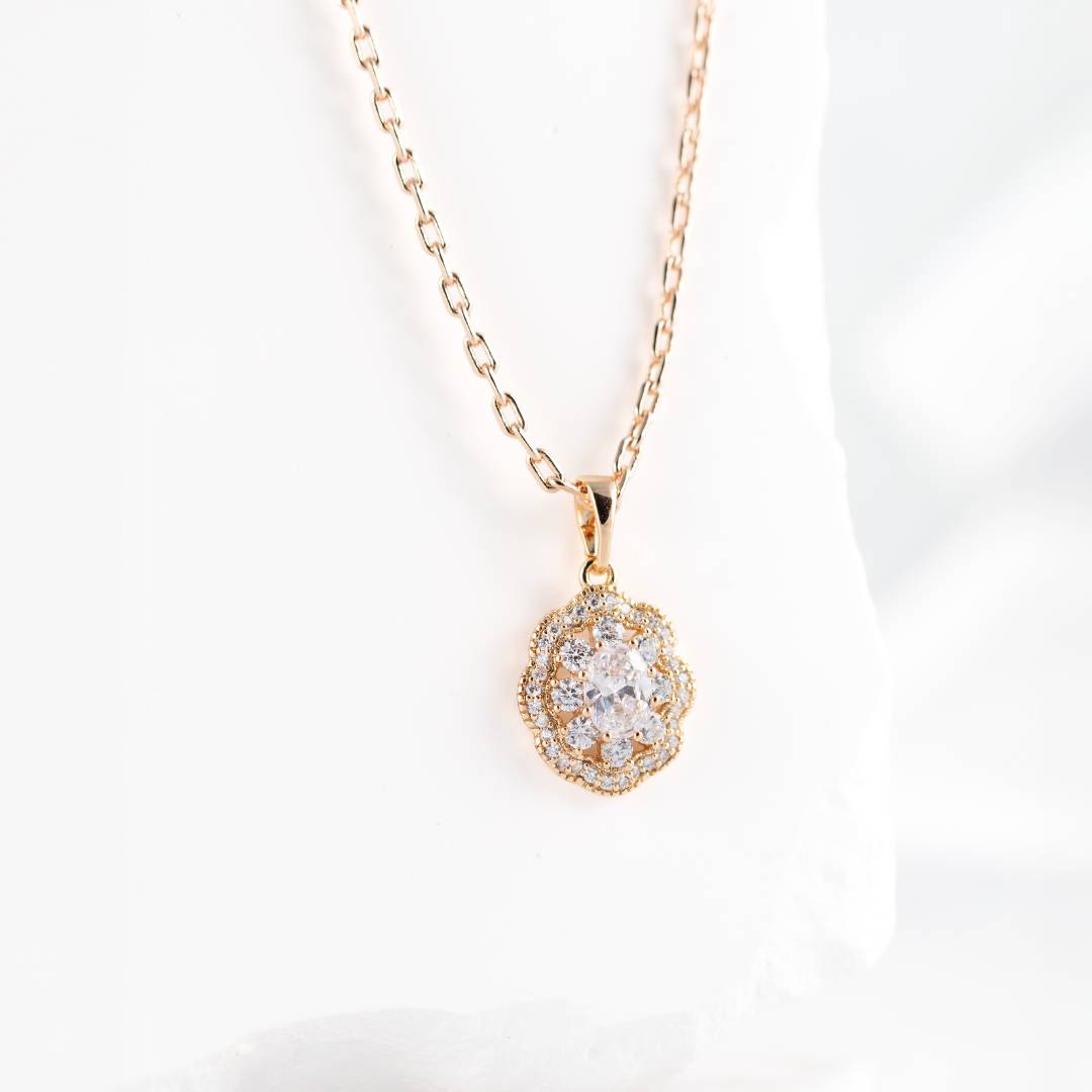 Rose Gold kaklarota Anna