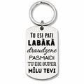 Atslēgu piekariņš ar gravējumu “Labākā draudzene” – skaista un personalizēta dāvana labākajai draudzenei.