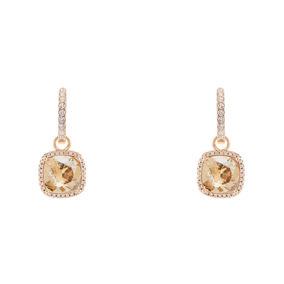 Antialerģiski auskari transformeri divi vienā zelta