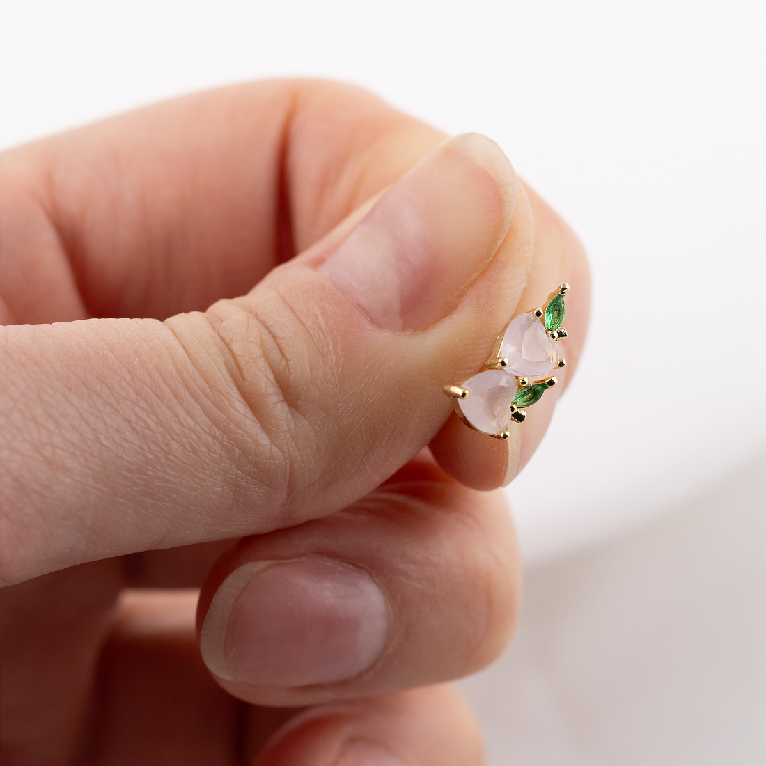 Antialerģiski bērnu nagliņauskari 'PERSIKS'