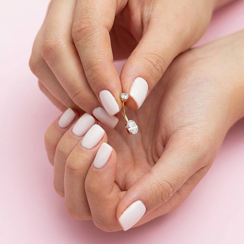 Bambos auskarų vėrimas 'AVA'