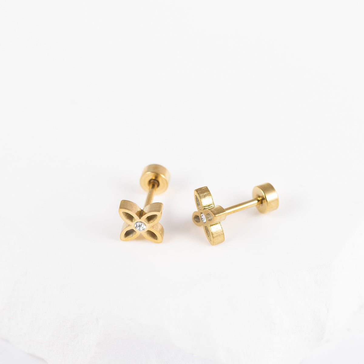 Antialerģiski bērnu nagliņauskari 'AURORA' zelta