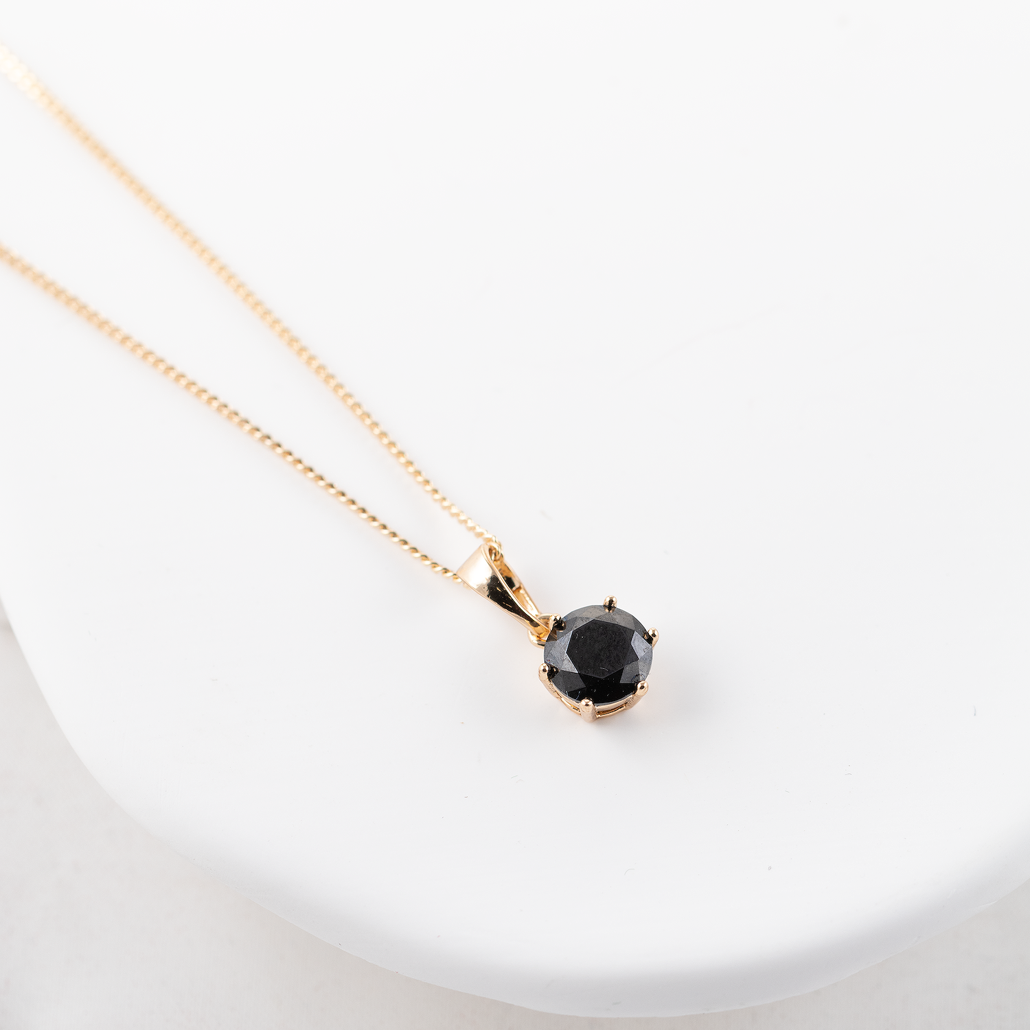 Antialerģiska kaklarota ar kristālu kulonu 'ALICIA'