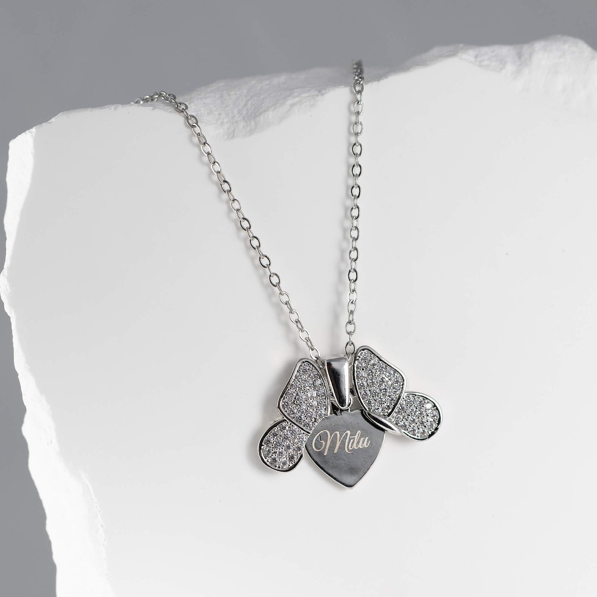 Personalizēta kaklarota ar gravējumu 'TAURENĪTIS'