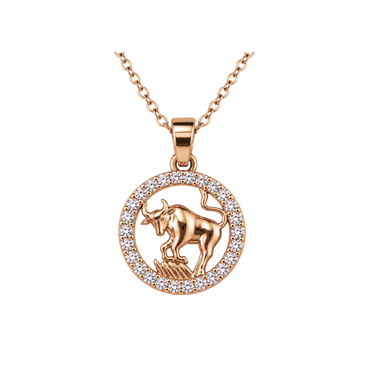 Vērša horoskopa kaklarota ar zodiaka zīmes simbolu ir eleganta rotaslieta, kas papildina ikdienas tēlu un ir piemērota dāvanai.