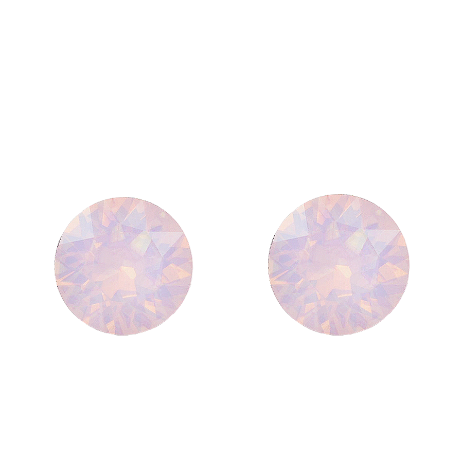 Nagliņauskari ar apaļu rozā opāla kristālu