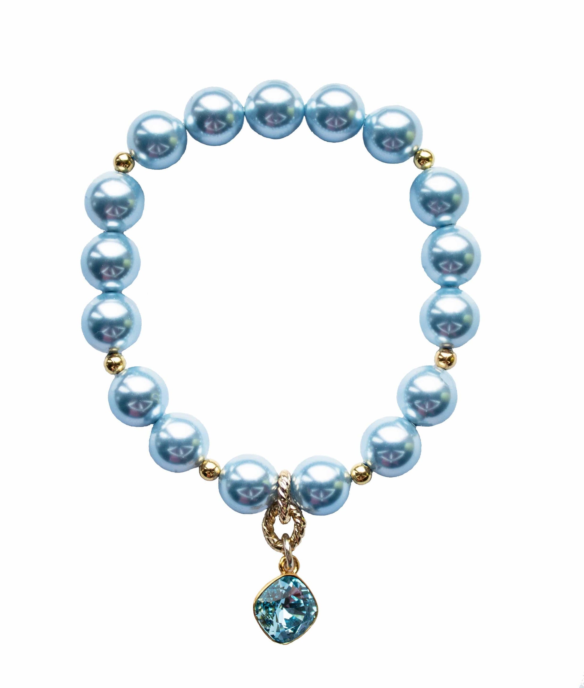zila Swarovski pērļu rokassprādze dāvana sievietei